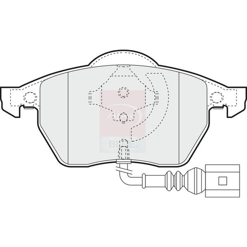 Apec Front Brake Pad Set PD3017