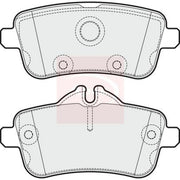 Apec Rear Brake Pad Set PAD1929