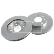 Borg & Beck 2 x Vented Front Brake Discs BBD5415