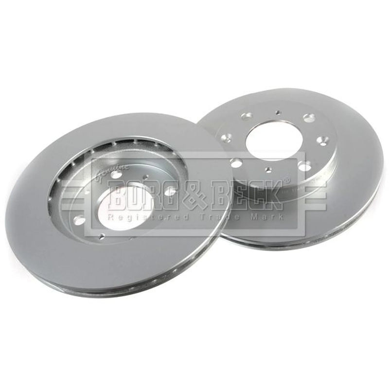 Borg & Beck 2 x Vented Front Brake Discs BBD5415