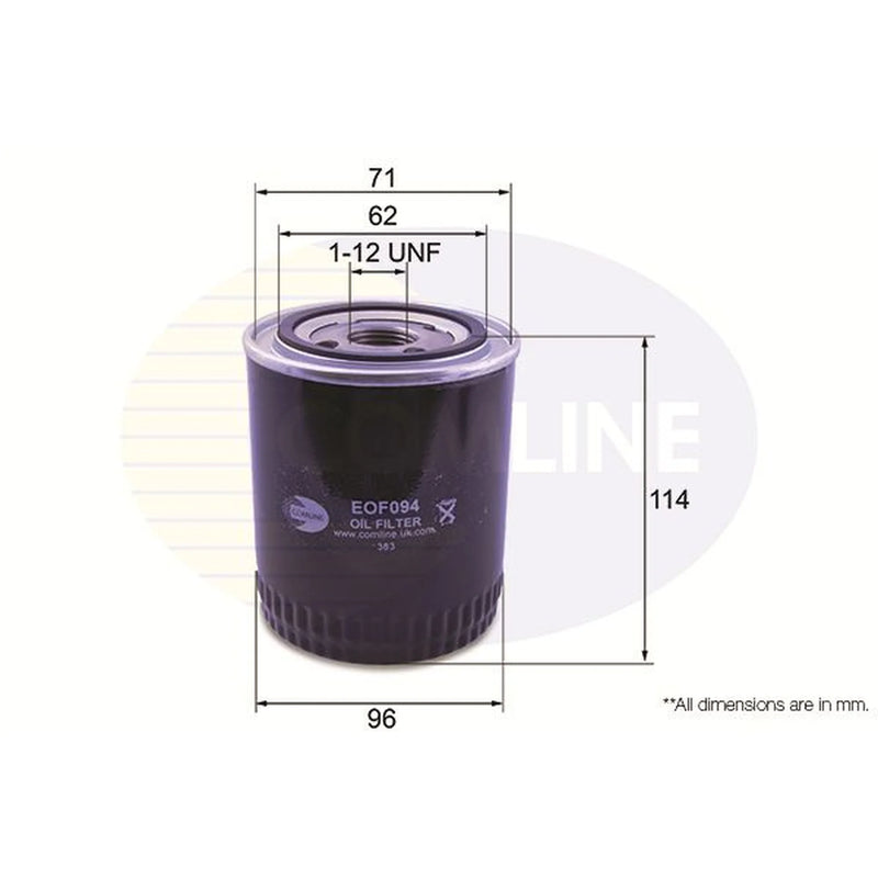 Comline Engine Oil Filter EOF094