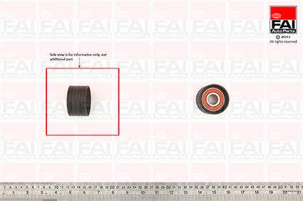 FAI Timing Belt Deflection Pulley/Guide Pulley OD ID Wide