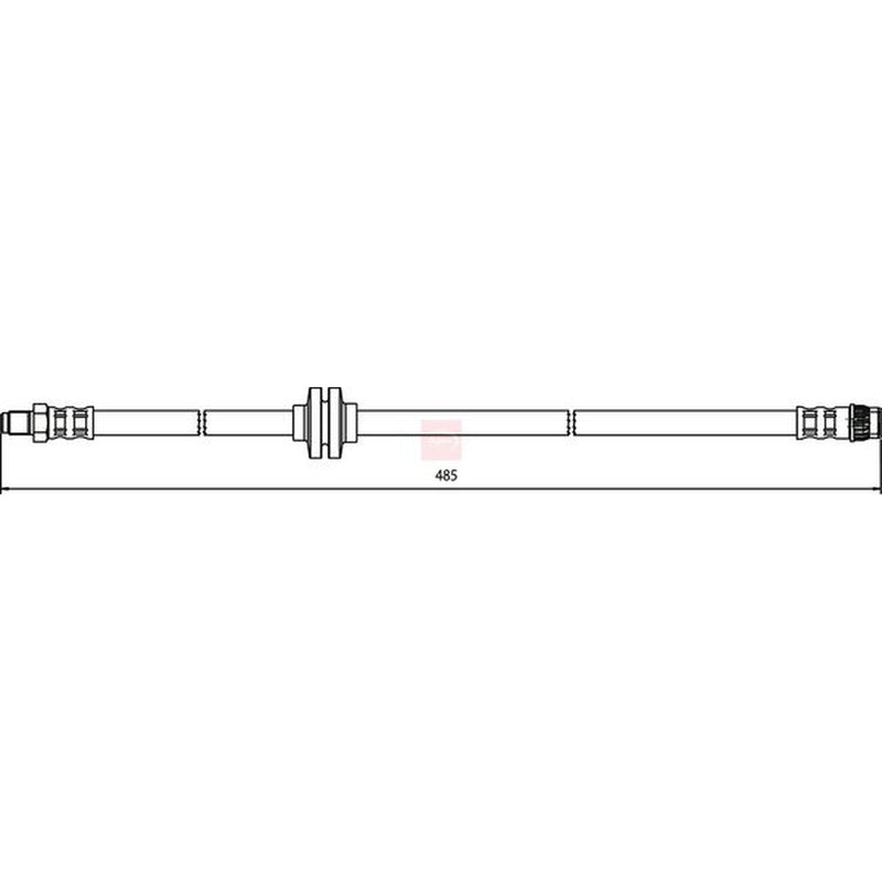 Apec Brake Hydraulic Hose Line Front HOS3739