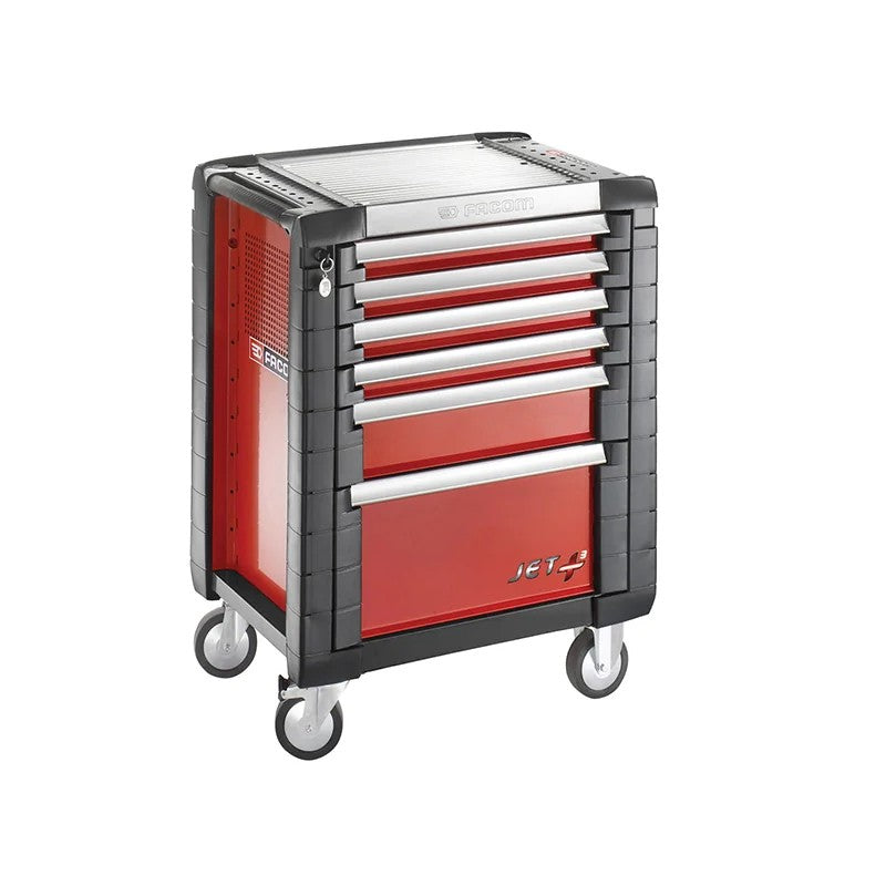Facom Jet.6M3 Roller Cabinet 6 Drawer Red - JET.6M3