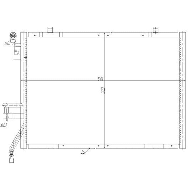 NRF Air Conditioning Condenser 350483