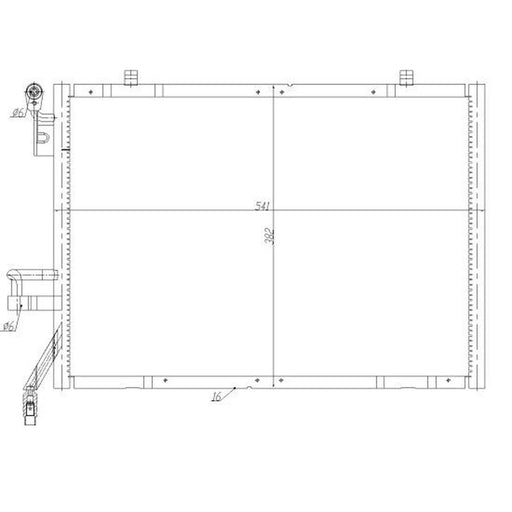 NRF Air Conditioning Condenser 350483