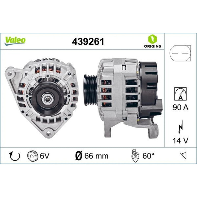 Valeo Car Alternator 12V 439261