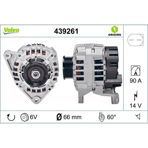 Valeo Car Alternator 12V 439261