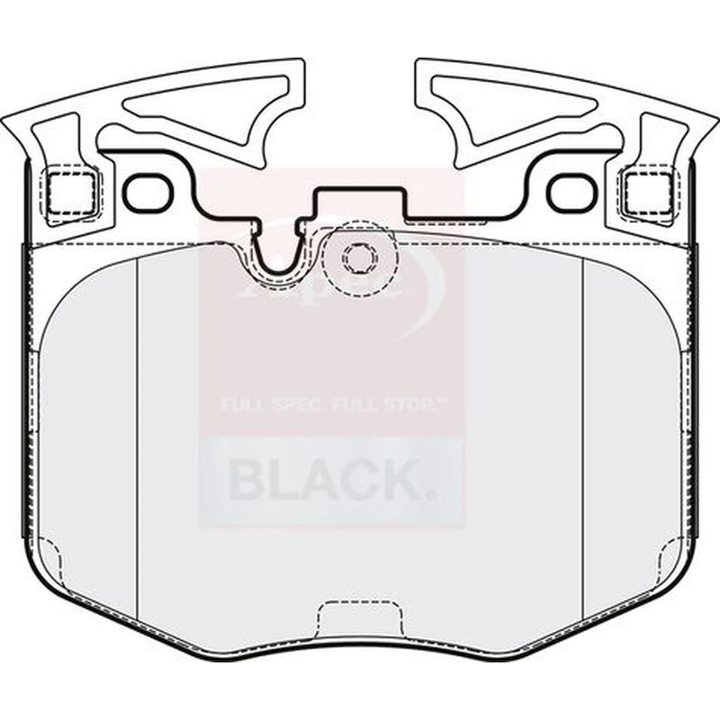 Apec Front Brake Pad Set PAD2147B