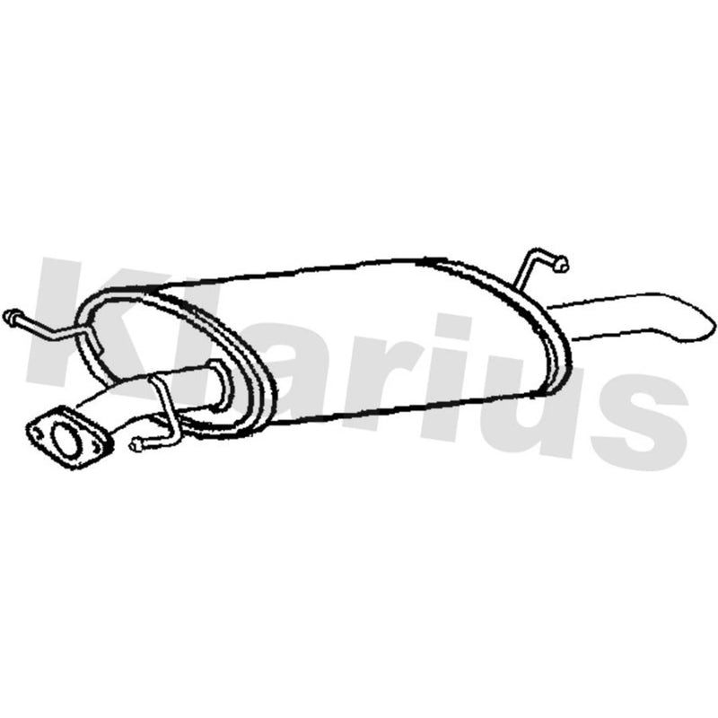 Klarius Box With Tail Pipe Rear KA46Q