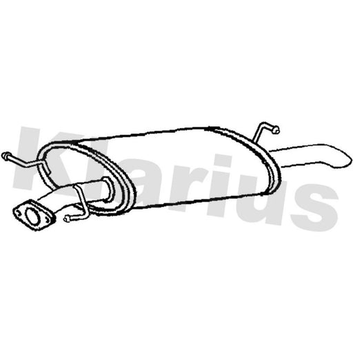 Klarius Box With Tail Pipe Rear KA46Q