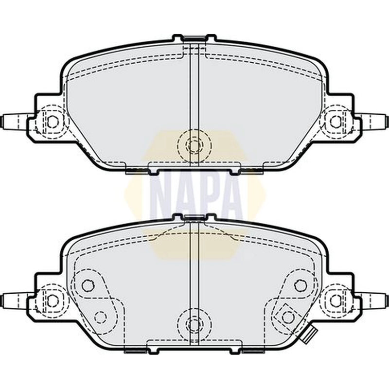 NAPA Rear Brake Pad Set NBP1998