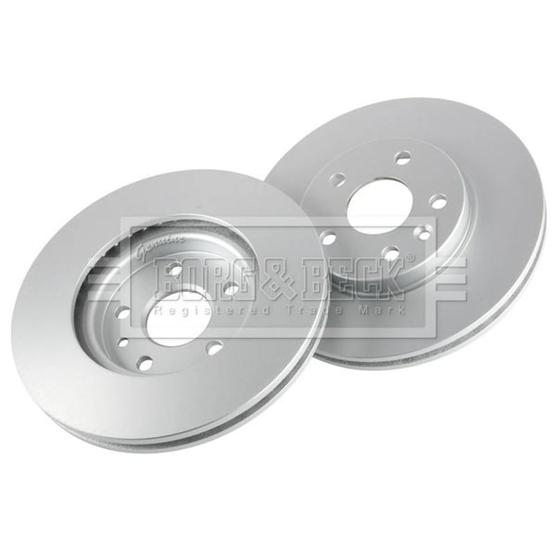 Borg & Beck 2 x Vented Front Brake Discs BBD5544