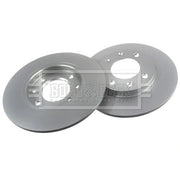 Borg & Beck 2 x Solid Rear Brake Discs BBD4979