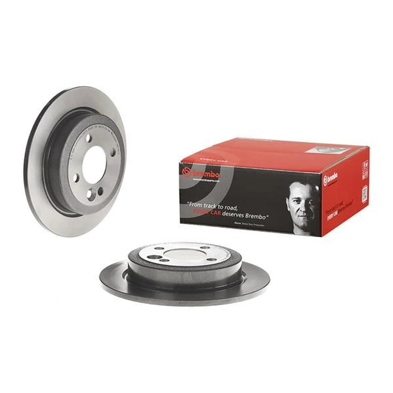Brembo 2 x Solid Rear Brake Discs 08.9163.11