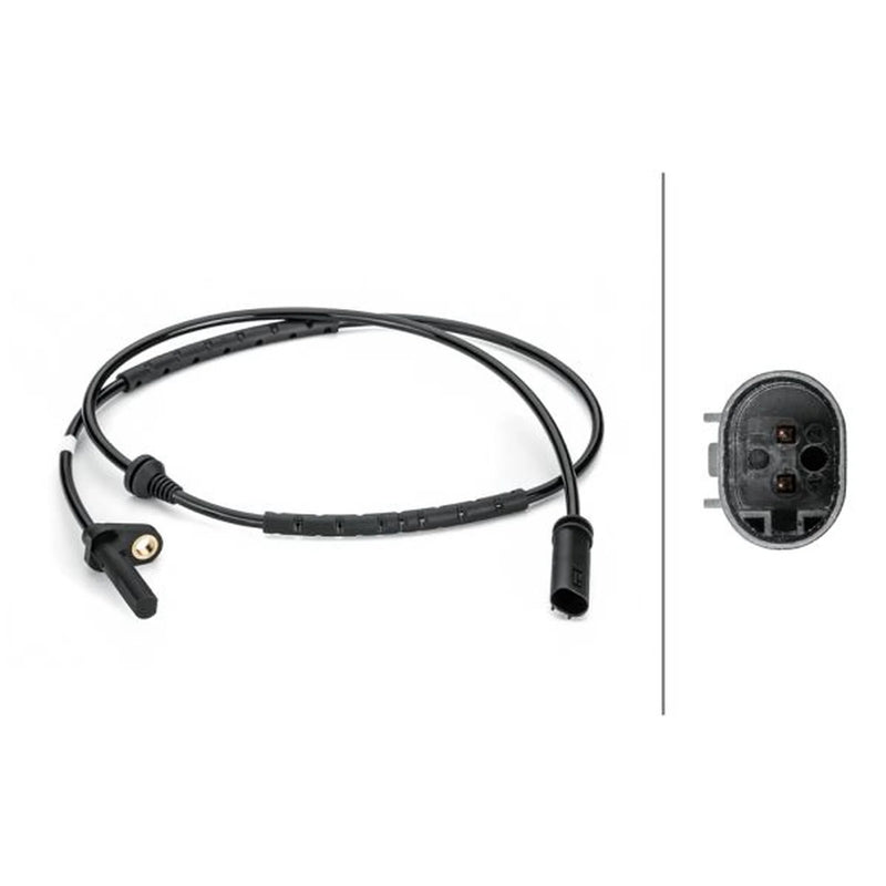 Hella ABS Wheel Speed Sensor Rear 6PU 012 806-481