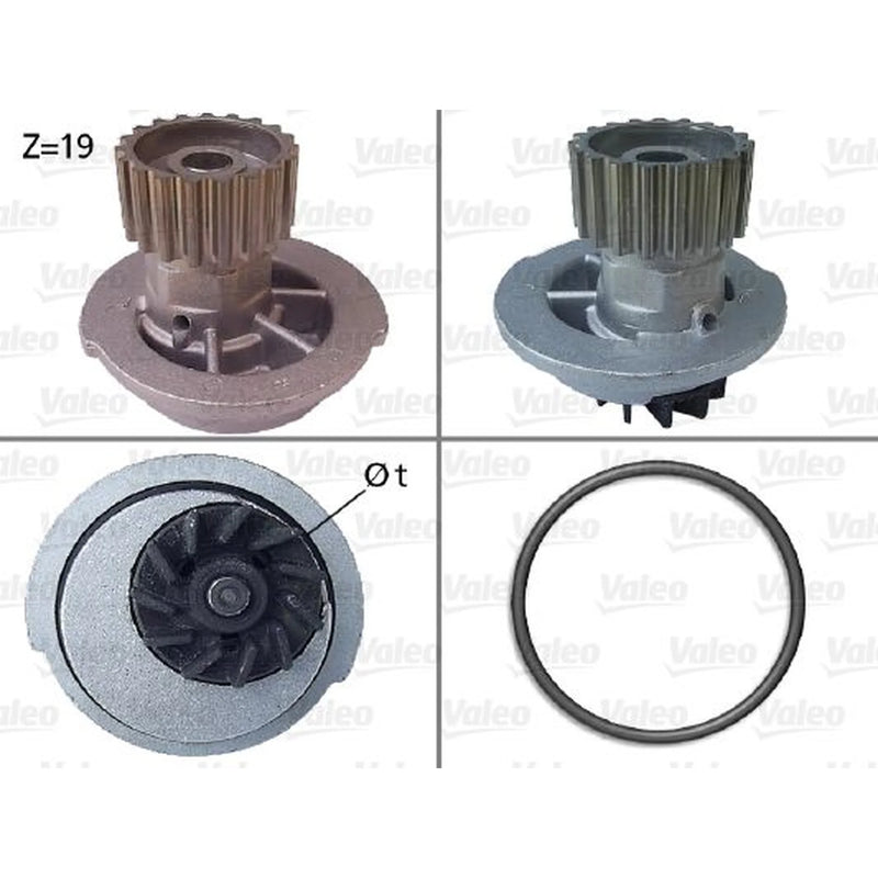 Valeo Engine Cooling Water Pump 506649