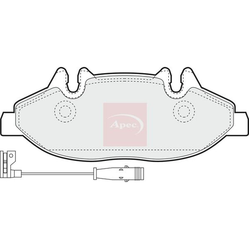 Apec Front Brake Pad Set PAD1401