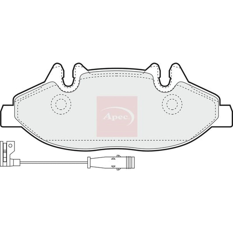 Apec Front Brake Pad Set PAD1401