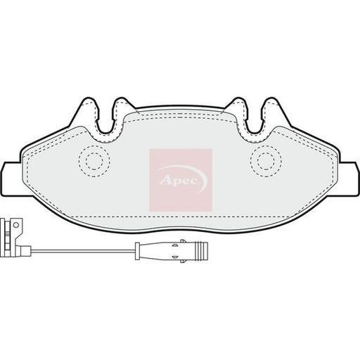 Apec Front Brake Pad Set PAD1401
