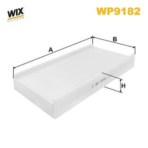 WIX Cabin Air Filter (Pollen Filter) WP9182
