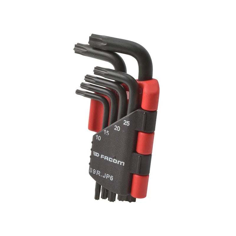 Facom 89R.JP6 ResisTORX Hexagon Key Set of 6 (TX10 - TX40) - 89R.JP6