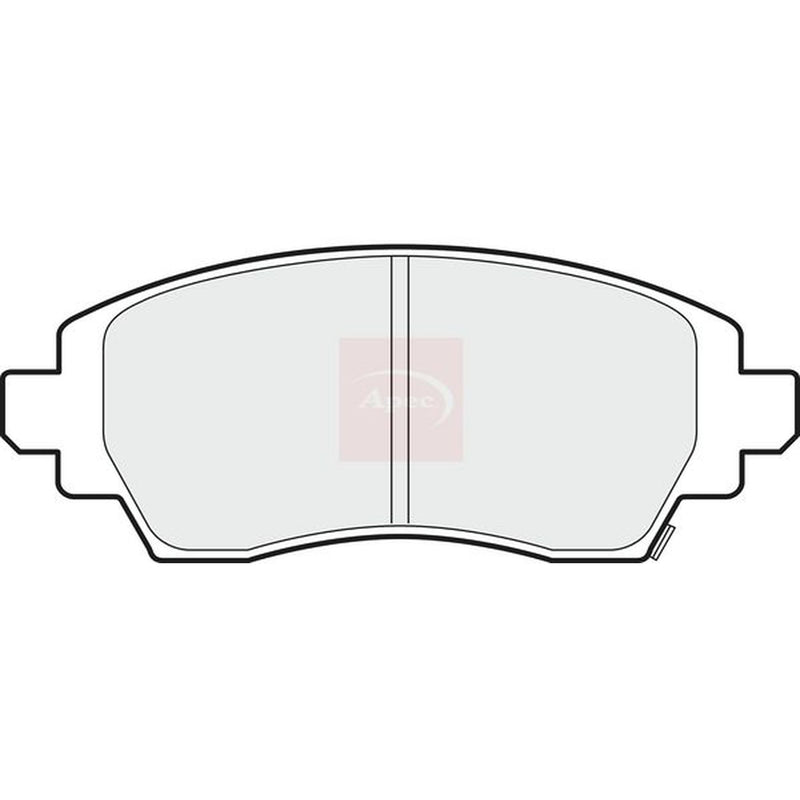 Apec Front Brake Pad Set PAD1137