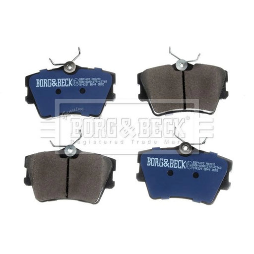 Borg & Beck 4 x Rear Brake Pad Set BBP1693