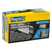 Rapid 28/10 10mm DP x 5m Galvanised Staples (Box 1000 x 5) - 11893510