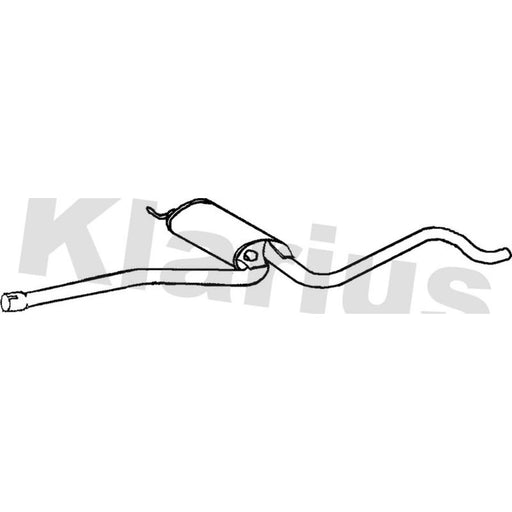 Klarius Box With Centre Pipe Centre VW551B