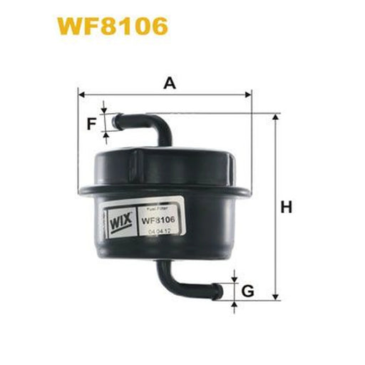WIX Fuel Filter Element WF8106