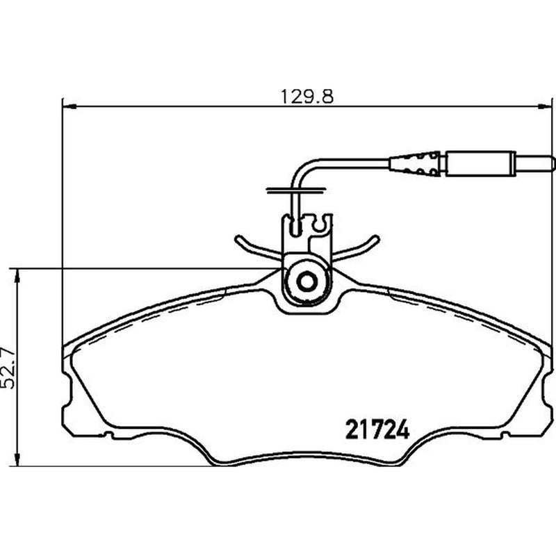 DON Front Brake Pad Set PCP1505