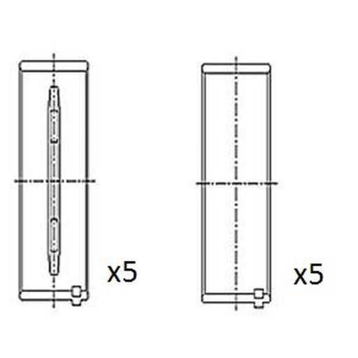 FAI Main Bearing Set 63mm BM1057-025