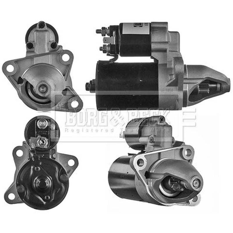 Borg & Beck Starter Motor 12V 0.8kW 9 Teeth BST2361