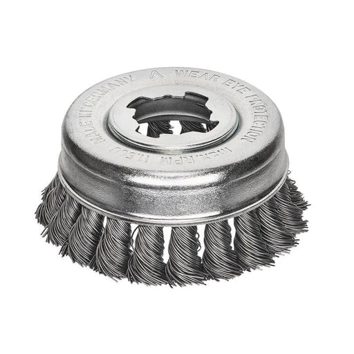 Lessmann X-Lock Steel Knot Cup Brush 85mm Non Spark - 483.21X