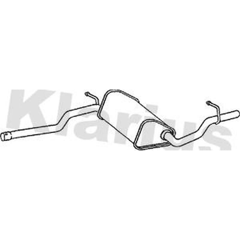 Klarius Box With Centre Pipe Centre AU336Q