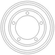 Abtex Brake Drum Assembly Rear BDM911