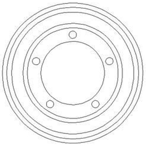 Abtex Brake Drum Assembly Rear BDM911