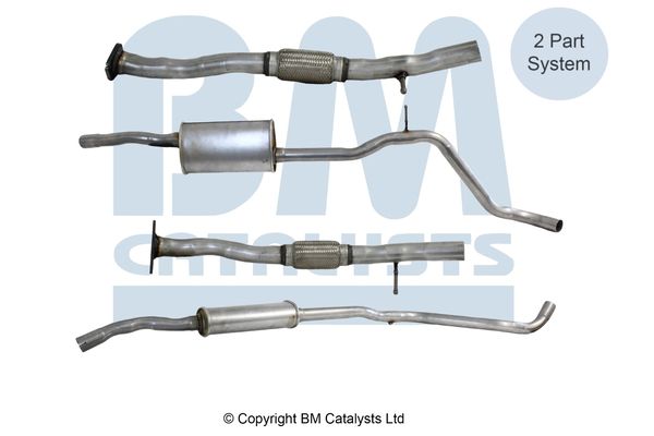 BM Catalysts Exhaust Pipe OD