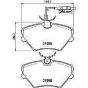 Mintex Front Brake Pad Set MDB1663