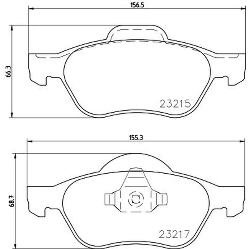 DON Front Brake Pad Set PCP1346