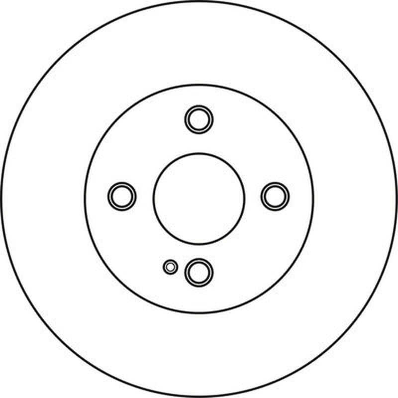 Abtex 2 x Vented Front Brake Discs BD1505V