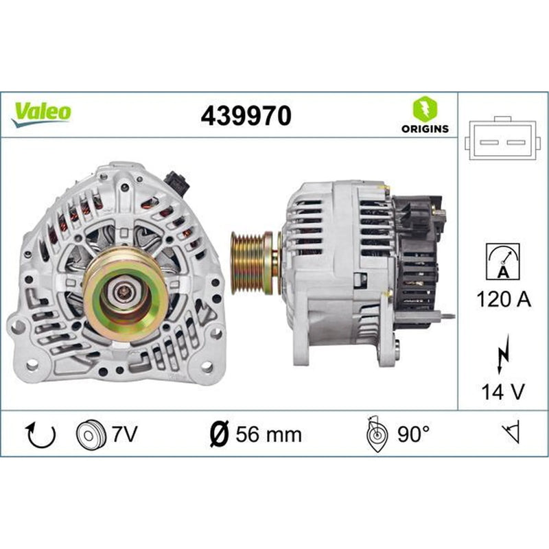 Valeo Car Alternator 12V 439970