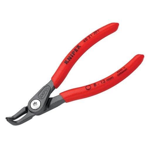 KNIPEX 48 21 J01 Precision Circlip Pliers Internal 90° Bent 8-13mm