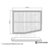 Blue Print Engine Air Filter ADBP220088
