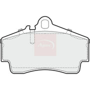 Apec Rear Brake Pad Set PAD1029
