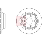 Apec 2 x Vented Rear Brake Discs DSK932
