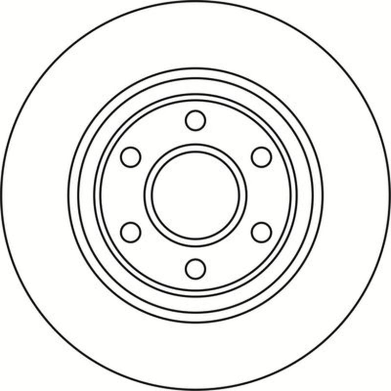 Abtex 2 x Vented Front Brake Discs BD2010V