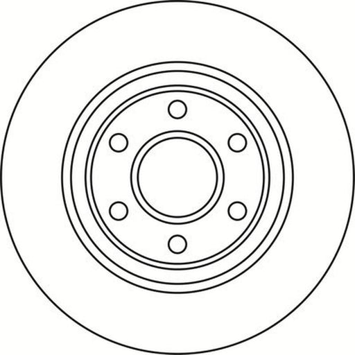 Abtex 2 x Vented Front Brake Discs BD2010V