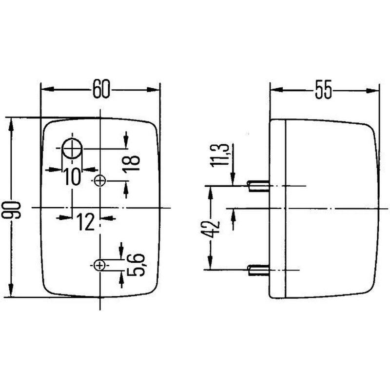 Hella Direction Indicator Light Front 2BA 002 652-101